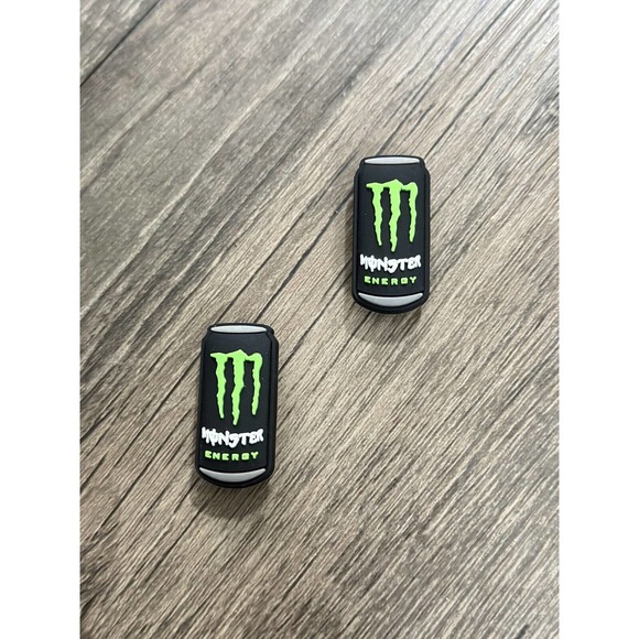 Monster Energy Drink Soda Charm For Crocs Shoe Charms - 2 Pieces - Picture 1 of 1